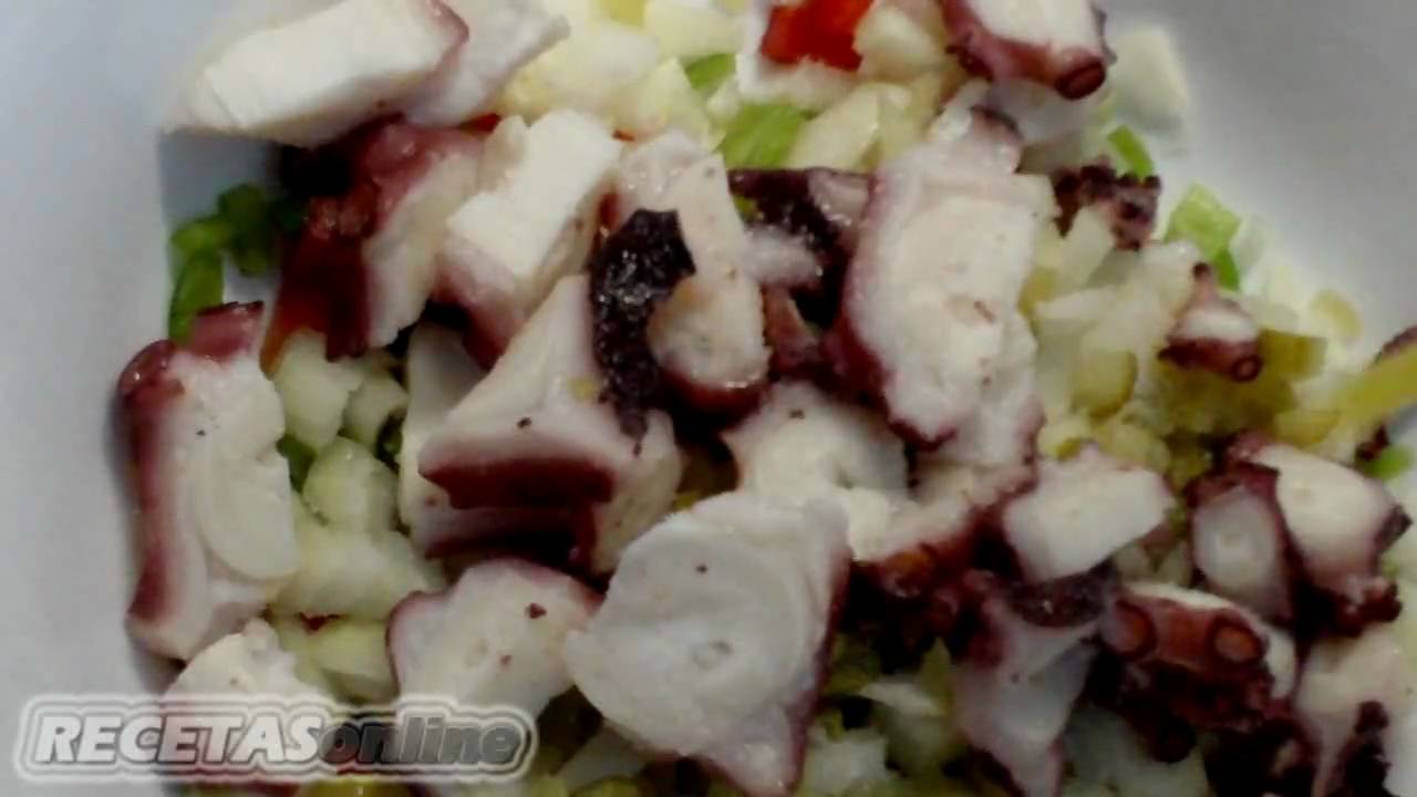 receta de pulpo a la vinagreta