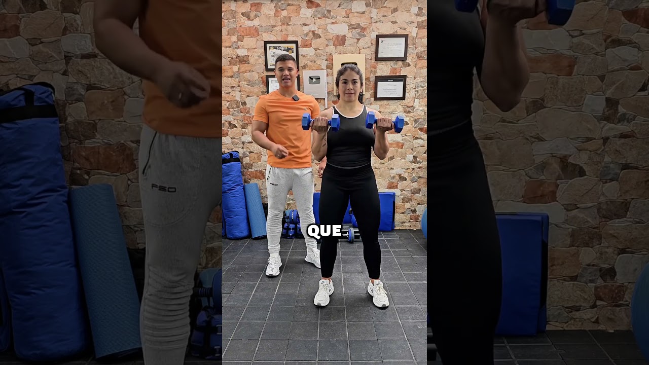 rutina fuerza en casa con mancuernas