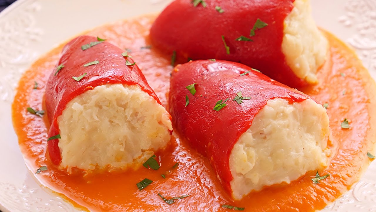 salsa para pimientos de piquillo rellenos