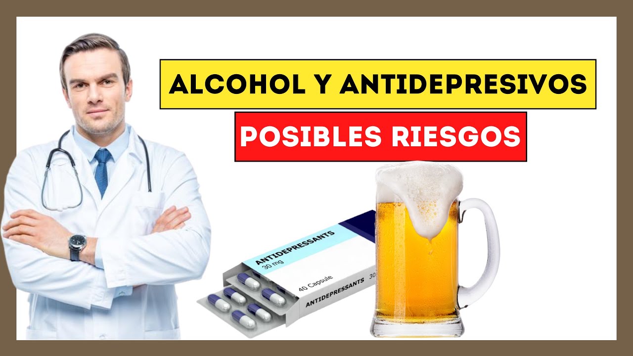 se puede tomar alcohol con antidepresivos