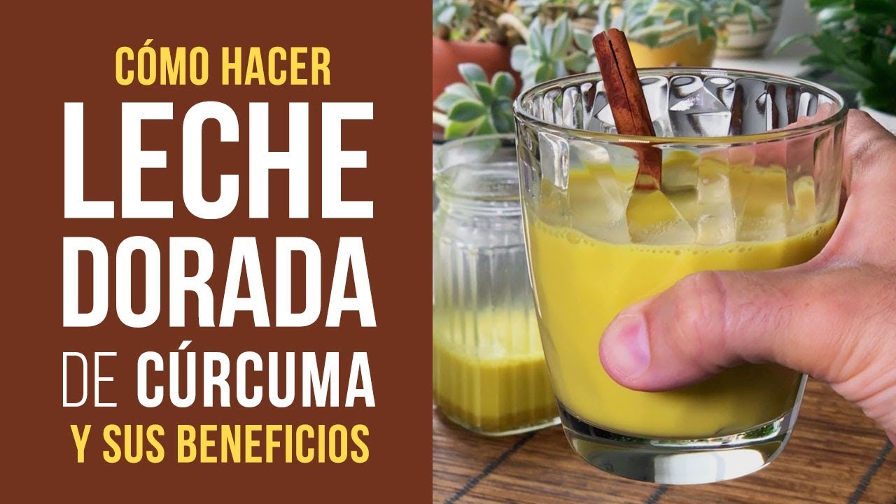 se puede tomar curcuma con leche