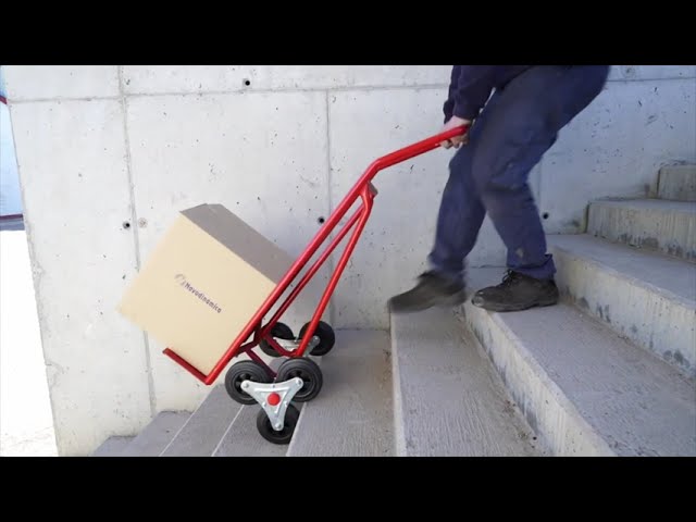 carro para subir peso por escaleras