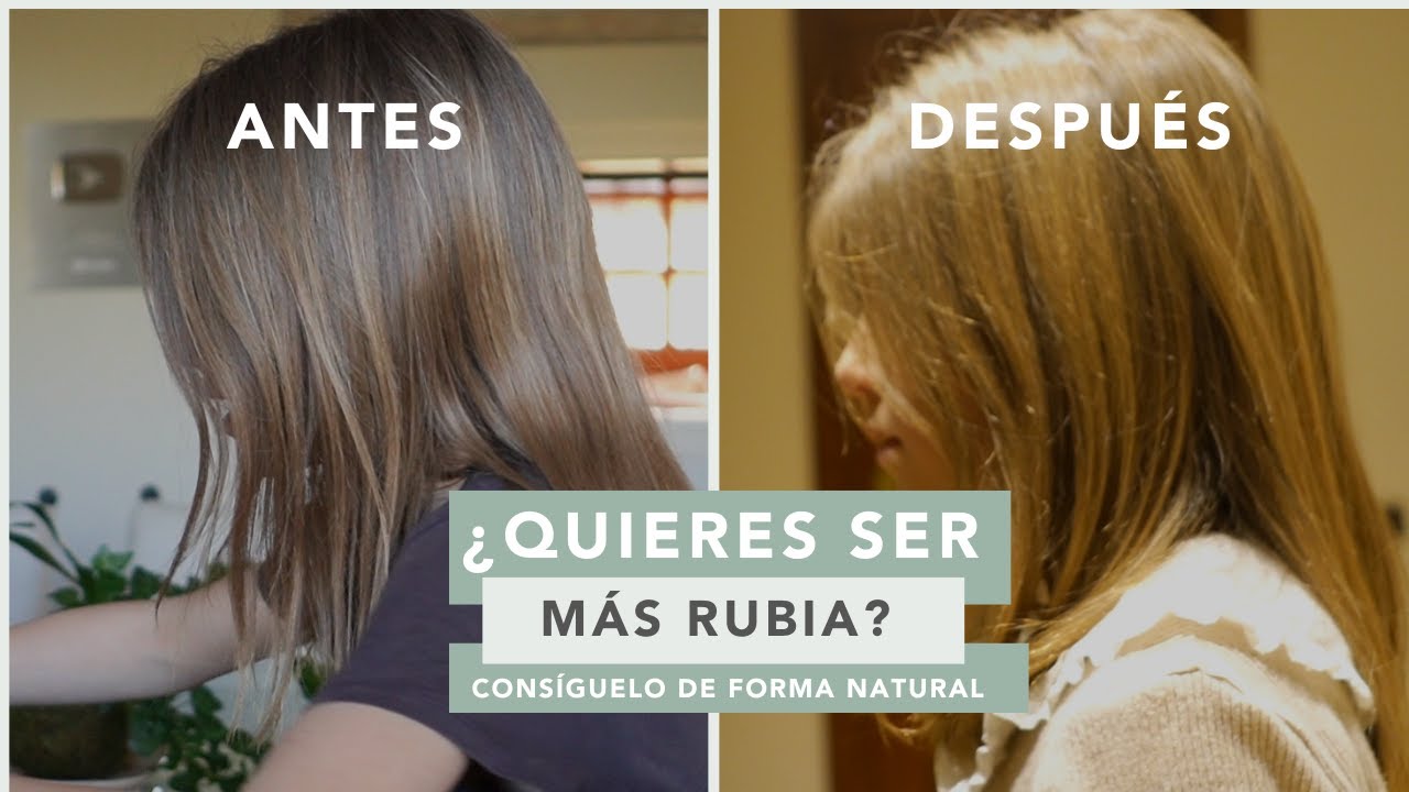 como tener el pelo mas rubio