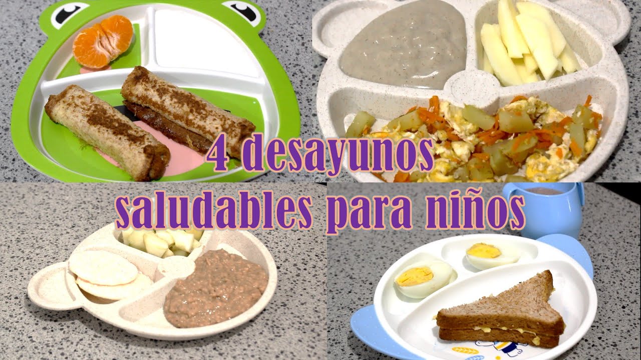 desayunos para niños de 2 años
