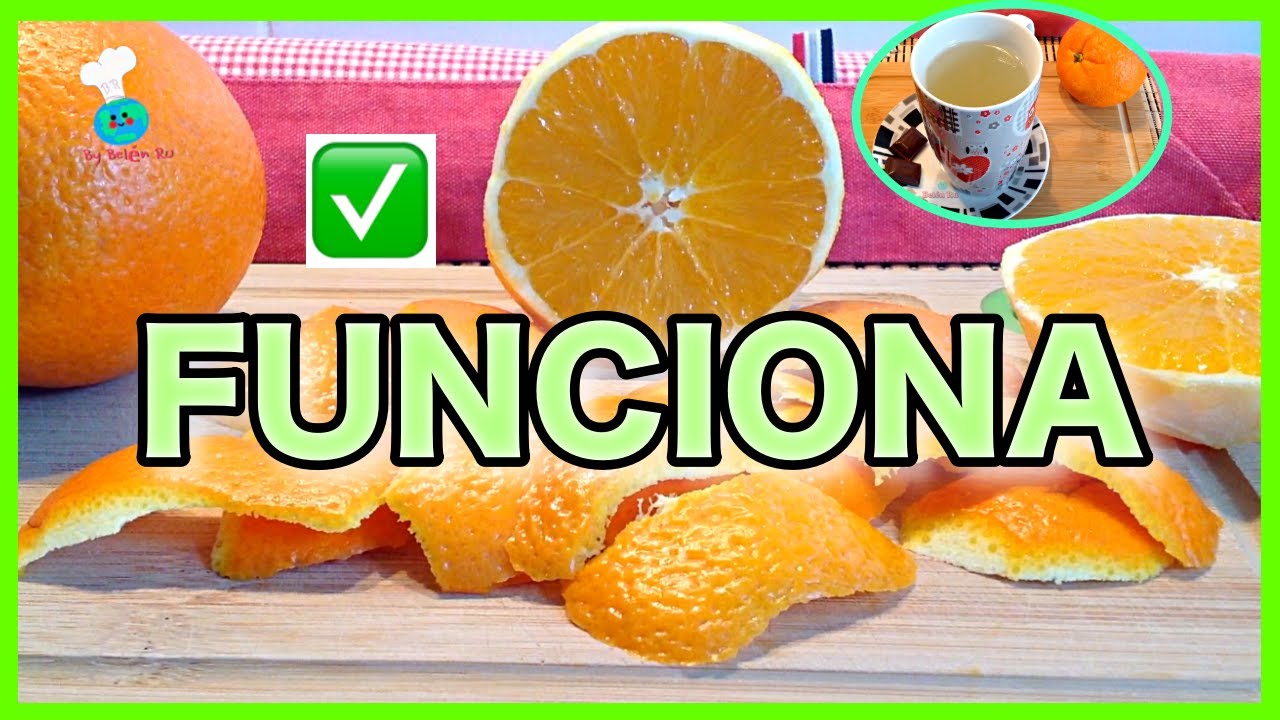 infusión de cáscara de naranja para dormir