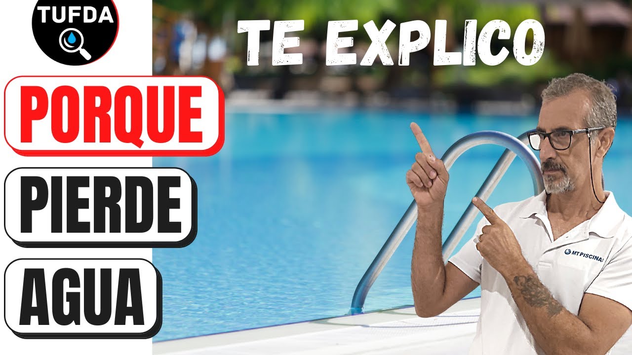 piscina pierde agua por la noche