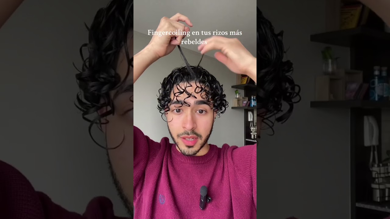 rizo de pelo de forma de hélice