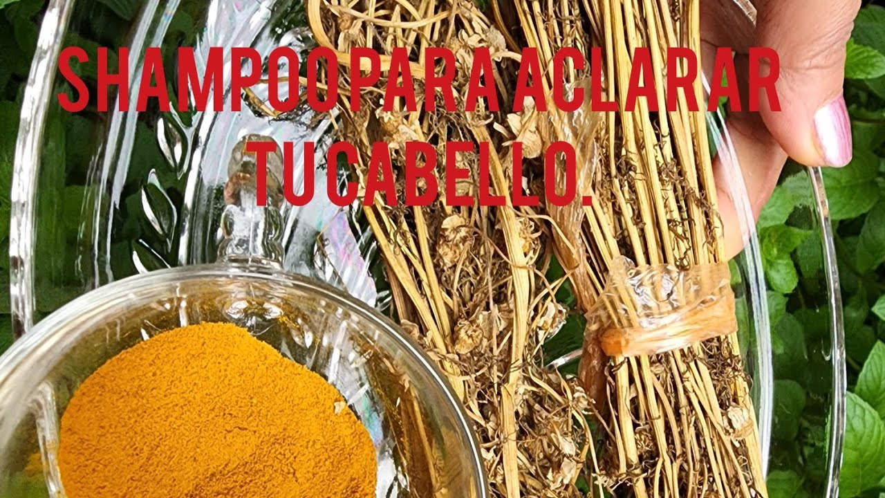 shampoo de manzanilla para aclarar el pelo