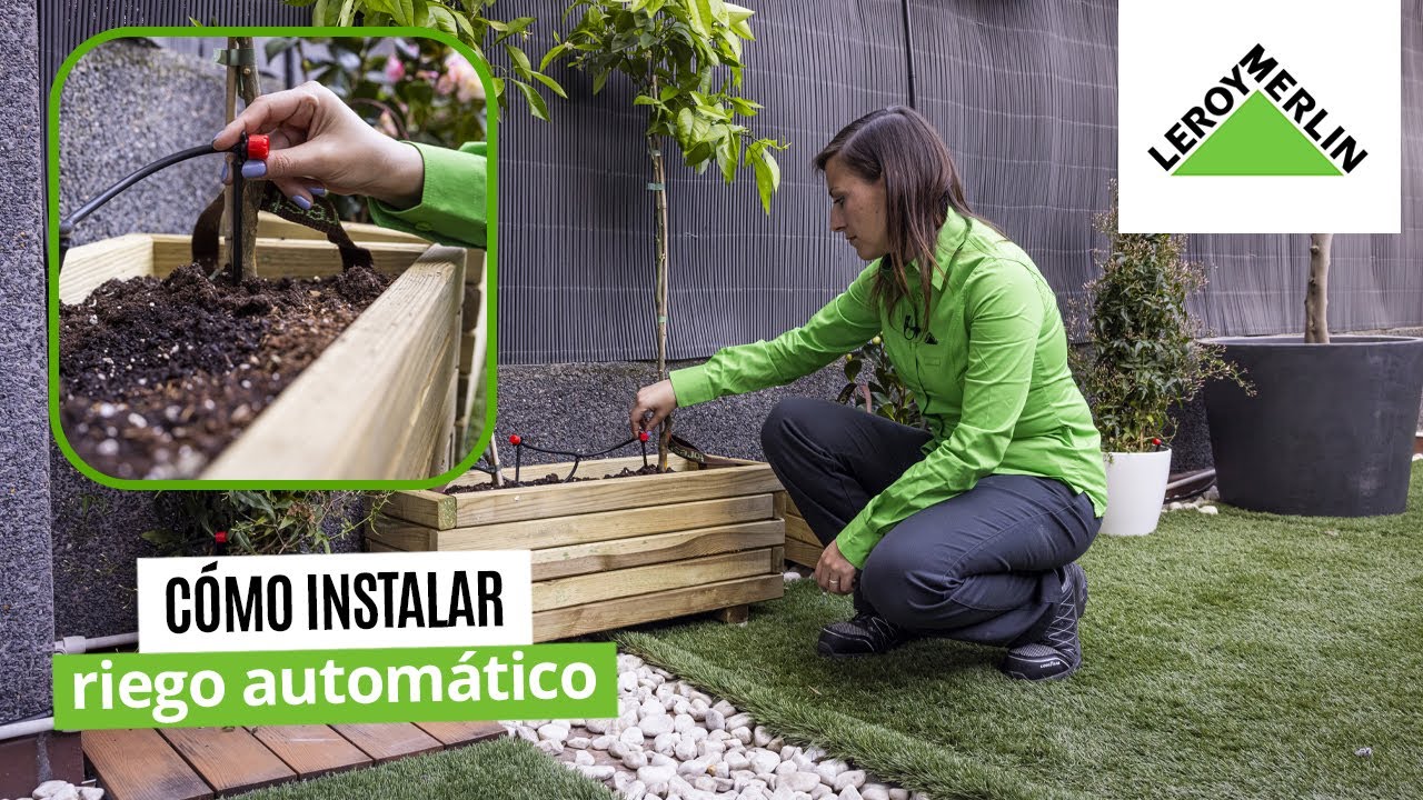sistema de riego automático para plantas